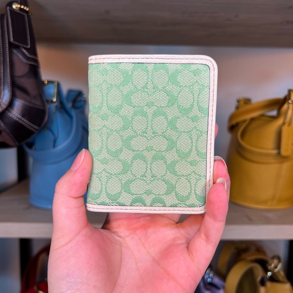 SOLD Y2K Coach ID/Passport Holder 💚